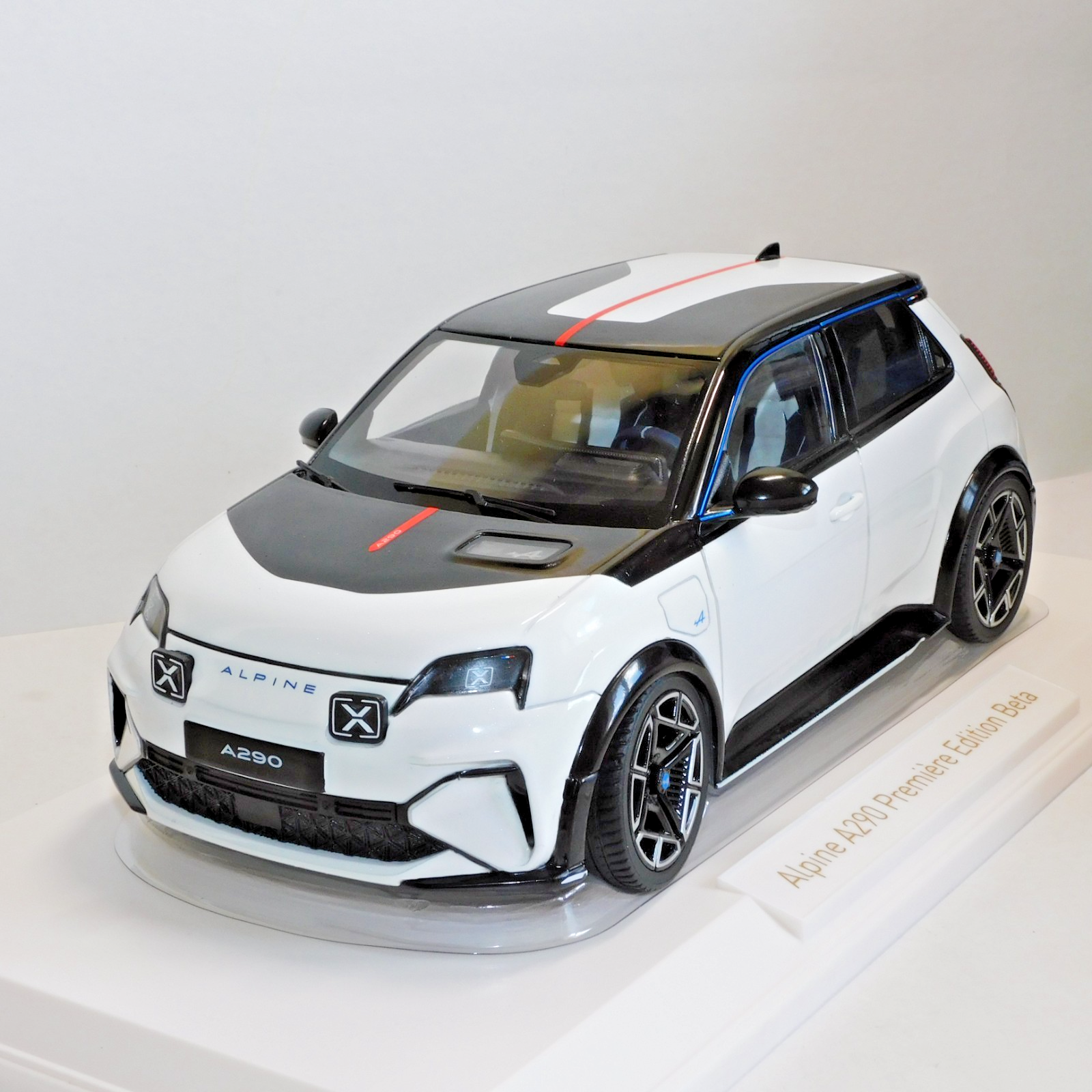 NOREV ALPINE A290 GTS 2025 PREMIERE EDITION BETA WHITE 1/18 SCALE 185452