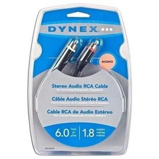 NEW - Dynex DX-AV221 Premium RCA Stereo Audio...