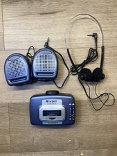 Yasaki Stereo Bass Booster AM/FM Stereo Cassette Player Tested Working Read Desc