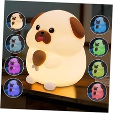 Greedy Night Light for Kids, 3 Levels Dimmablegy Nursery Nightlight with Dog
