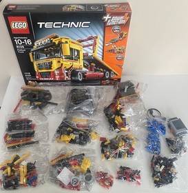 Lego Flatbed Truck 8109 Technic Brand New Sealed Bags Open Box 100% Complete Set