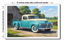 1946 Hudson Pickup Truck 1 - 11x17 Poster Art Print