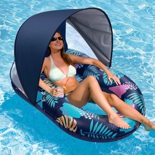 Livhil Pool Floats for Adults Pool Float and Loungers, Pool Float with Canopy