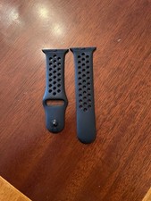 Genuine Black Anthracite Apple Watch NIKE Sport Band S/M FREE SHIPPING 