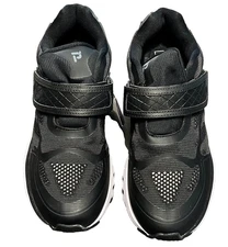 NEW Propet Womens One Strap Walk Comfort Sneakers Size 9.5 XX (5E) Black reg$110