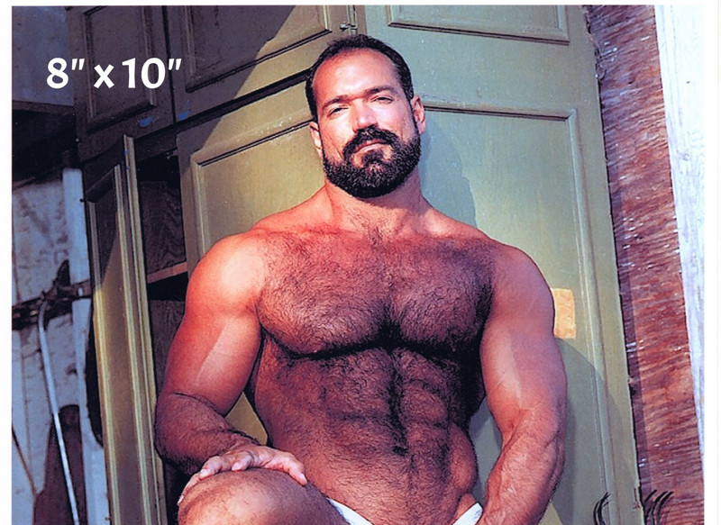 Carl Hardwick Hung Hairy & Sexy Muscle Daddy 8x10 Photo Photograph Reprint 109