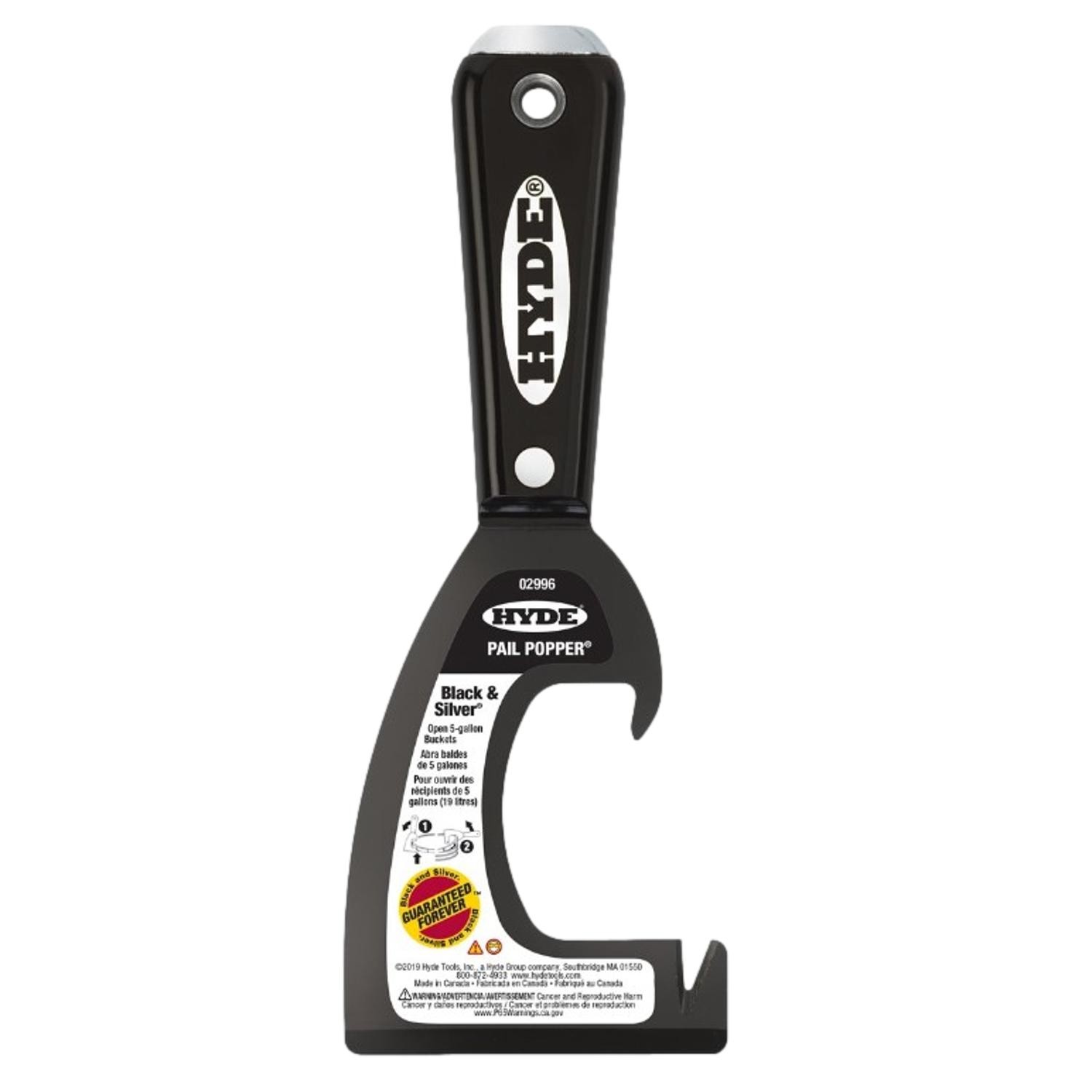 Hyde 76mm (3"") Paint Scraper + Plastic Bucket & Tub Opener