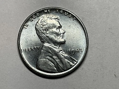 1943 P Lincoln Wheat Cent Good Details and Luster #1