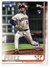2019 Topps Opening Day Cionel Perez Rookie Houston Astros #117