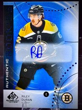 2025-26 SP Game Used - Riley Duran #AR-RD - Authentic Rookies Blue Auto (RC)
