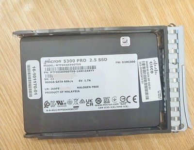 100% health Micron 5400 PRO 960GB SATA 2.5in MTFDDAK960TGA UCS-SD960GBM1X-EV