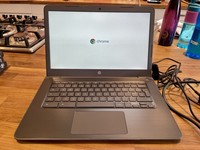 HP Chromebook 14-db0003na 4GB 32GB - Grey, Barely used, original packaging.