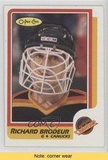 1986-87 O-Pee-Chee Richard Brodeur #246 READ 1m8