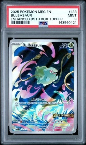 Bulbasaur [Stamped] #133 Pokemon Mega Evolution PSA 9