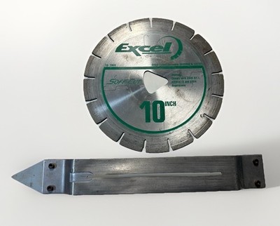 Husqvarna 10  10-2000 Excel Soff Cut Green Concrete Diamond Blade Saw Light Wear