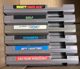 Lot of 6 Five Screw NES Nintendo Games