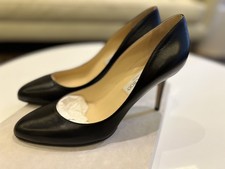 Jimmy Choo Gilbert tacco in pelle nero taglia 41