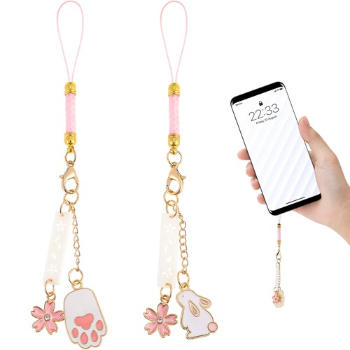 2 Pcs Mobilfunkkettenschlüsselkettenanhänger Handy Riemen Schlüsselanhänger - 第 1/12 張圖片