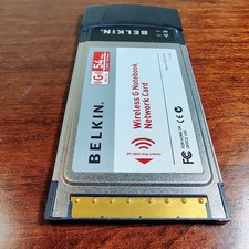 Belkin Wireless G Notebook Network Card 802.11g 2.4Ghz F5D7010 China UNTESTED us