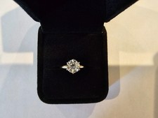 Solitary 2.01 Carat Round Brilliant Natural Diamond Ring