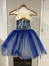 Curtain Call Blue Dance Costume Child Large
