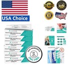 Extra Strong Waterproof Denture Adhesive Cream - 12 Hour Hold, Mint Flavor