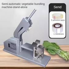 Flejadora de verduras semiautomática cómoda flejadora