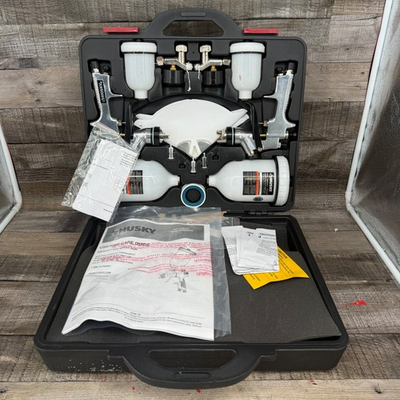 #ad #ad Husky HVLP Standard Gravity Feed Spray Gun Kit $99.95