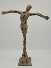 Bronze Skulptur Corpus Christi wohl Ernst Günzkofer (1938-2016)