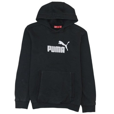 Schwarzer Pullover Hoodie Jungen UK Größe 14 Jahre Puma