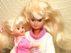 VTG 1990s TEEN SKIPPER Doll w/ Babysitter Shirt & Bedtime Fun KELLY w/ Extras