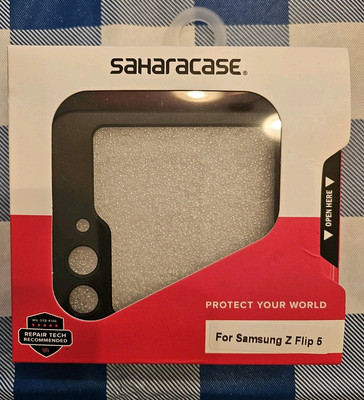 SaharaCase Full Body Slim Case for Samsung Galaxy Z Flip5 5G Black Free Ship BIN