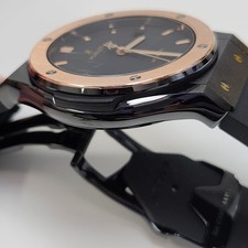 W/Box Hublot Classic Fusion 42 mm 18K Rose Gold Ceramic Watch 542.CO.1181.RX 10