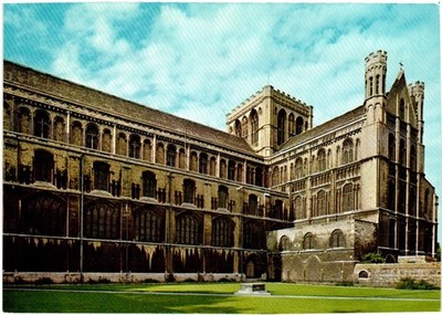 Postcard - Peterborough Cathedral.