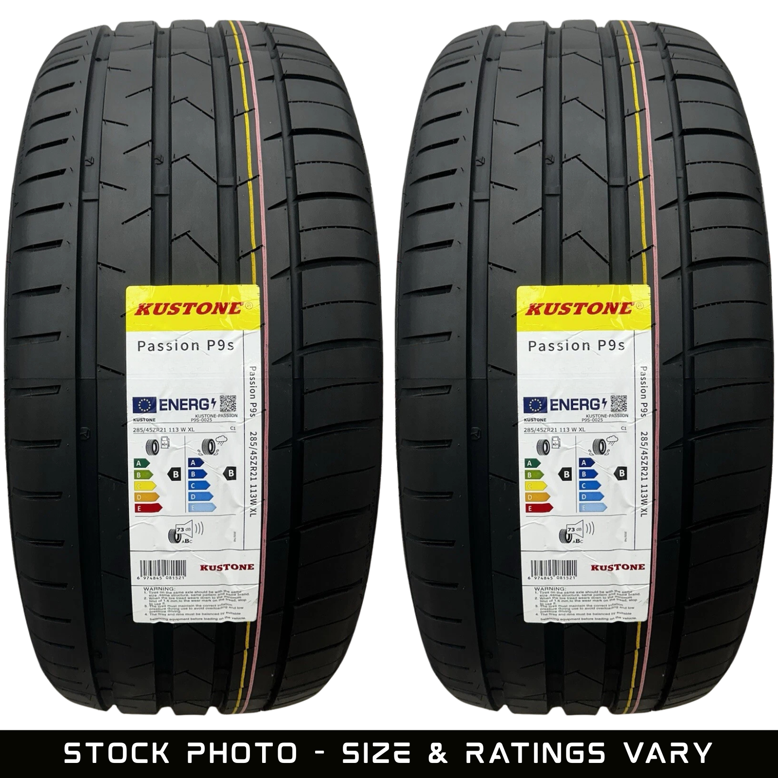X2 315/40ZR21 315 40 21 KUSTONE PASSION P9S 111W TYRES B/B RATED