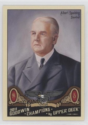2011 Upper Deck Goodwin Champions Al Spalding Albert Spalding #209 HOF d9r
