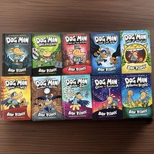 Imagen de Lot of 10 Hardcover Dog Man Books by Dav Pilkey Illustrated Graphic Novel Comic