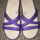 CROCS Summer Strappy Sandals Open Toe Flat Ladies Waterproof  Shoes Size 7 — photo 2