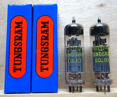 Pair: TUNGSRAM ECL82 | NOS NIB ✅ Tubes Tube Röhre ( 6BM8 ) - Bild 1 von 4