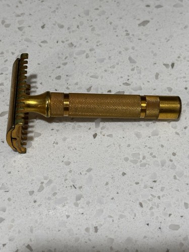 RARE 1940'S GILLETTE REGENT TECH ORIGINAL CASE W/BLADE BANK & SAFETY RAZOR READ - Picture 4 of 24