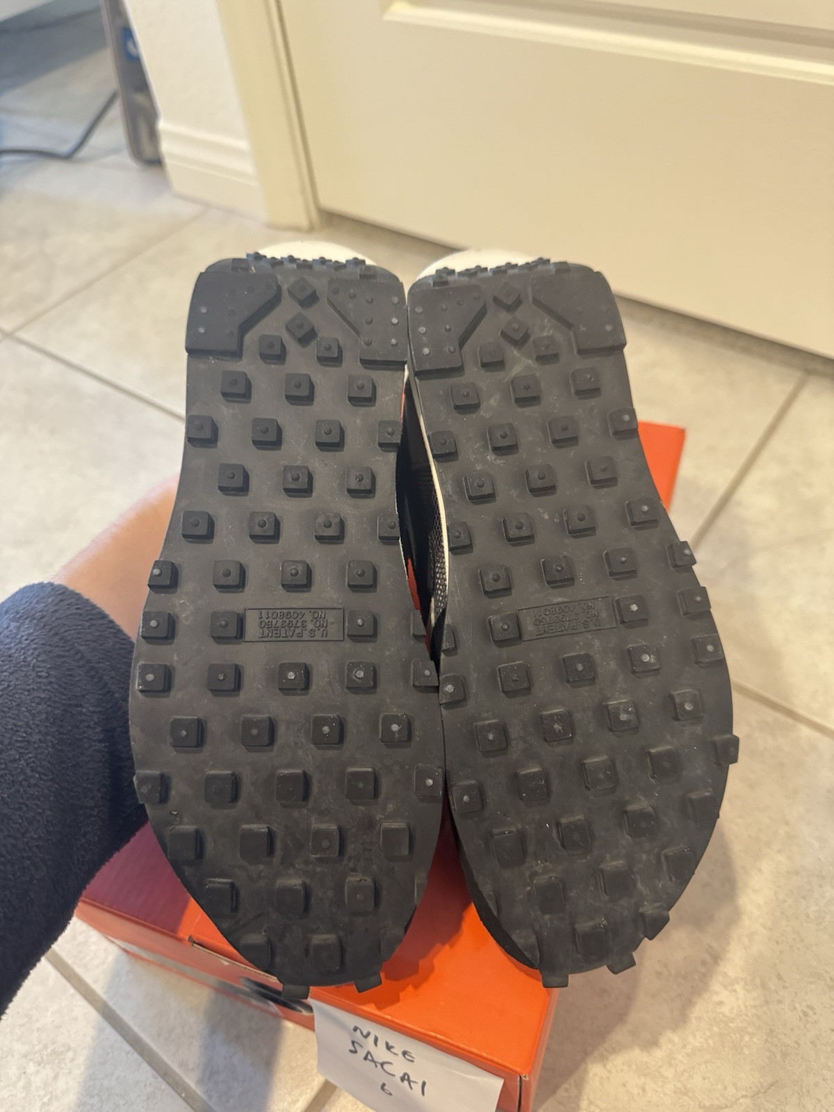 SACAI X NIKE Taglia 6 UOMO 7.5 DONNA Nike sacai x LDWaffle Nero OTTIME CONDIZIONI