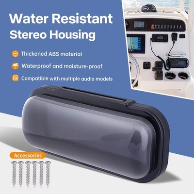 NEW Universal Marine Stereo Cover Waterproof Boat Radio Protector Durable