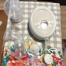 Cimilre S6 Double Electric Breast Pump White Adjustable Timer Bottle Tubing