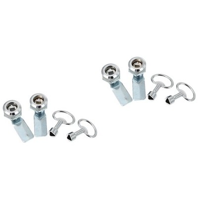 4 Sets Distribution Box Triangle Lock Cabinet Power Box Lock
