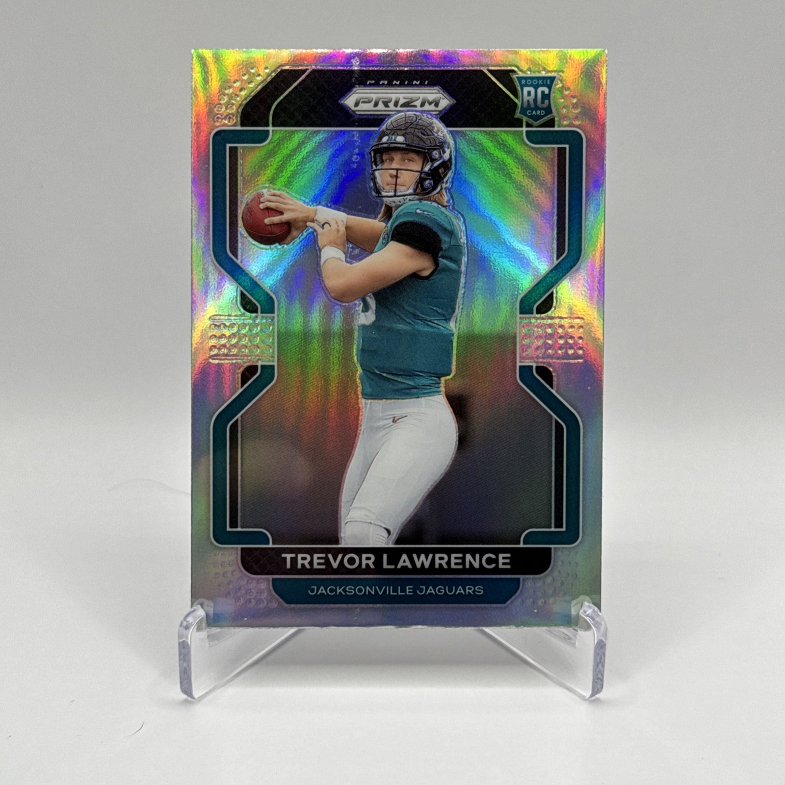 2021 Panini Prizm Trevor Lawrence Variation Silver Prizm #V-331 Jaguars Rookie🔥