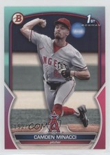 2023 Bowman Draft Aqua & Pink Gradient 152/199 Camden Minacci #BD-23 6yz