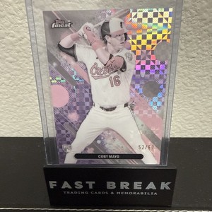 2025 Topps Finest #26 Coby Mayo Pearl Refractor RC 52/60