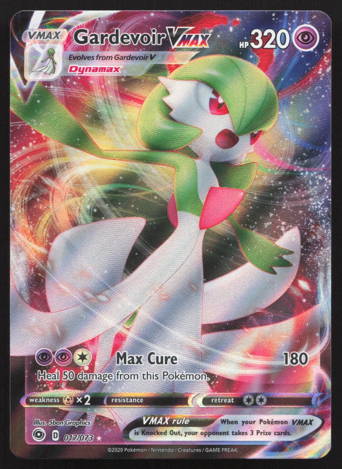 Gardevoir VMAX 017/073 Holo VMAX Rare Champion's Path Pokemon NM