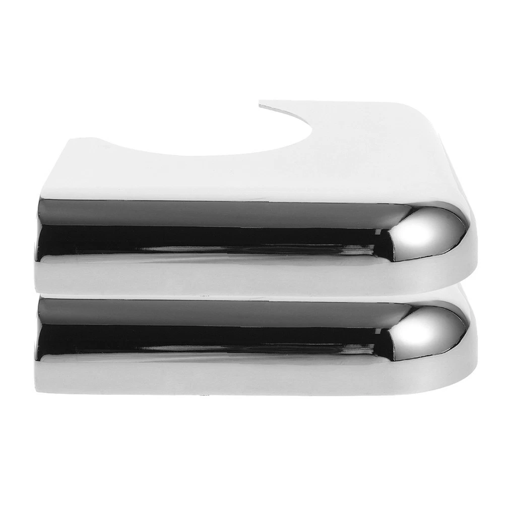Durable Metal Pool Table Corner Bumpers 2Pcs Silver Protection for Snooker Table