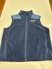 vineyard vines fleece vest boys Large